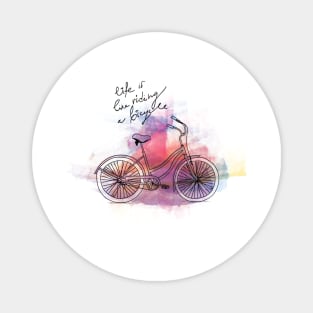 Bicycle Watercolor Magnet